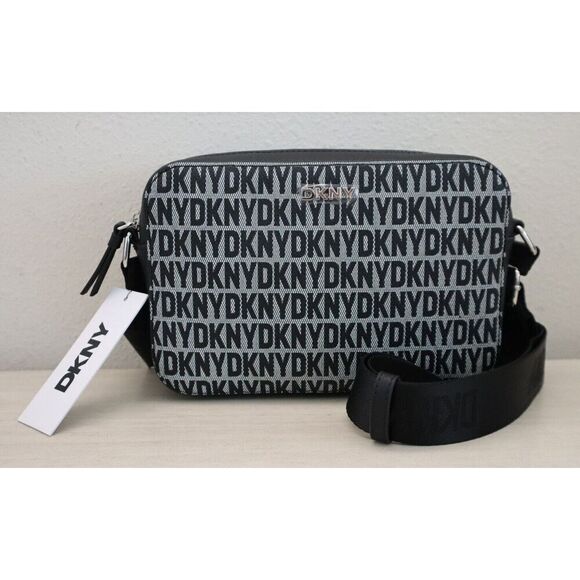 DKNY R43E2X93 Women's One Size Black TuTu Dual Zip Camera Bag - Picture 1 of 11
